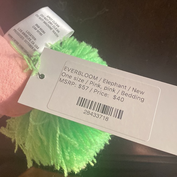 Everbloom Elephant Pillow - Picture 3 of 3